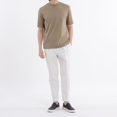 Tailored Mock Neck T-shirt Color: Mist