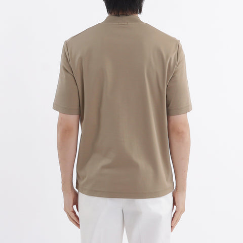 Tailored Mock Neck T-shirt Color: Mist