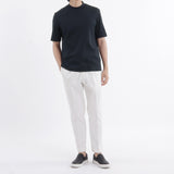 Tailored Mock Neck T-shirt Color: Navy