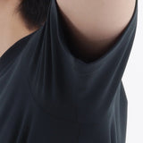 Tailored Mock Neck T-shirt Color: Navy
