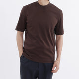 Tailored Mock Neck T-shirt Color: Oak