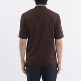 Tailored Mock Neck T-shirt Color: Oak