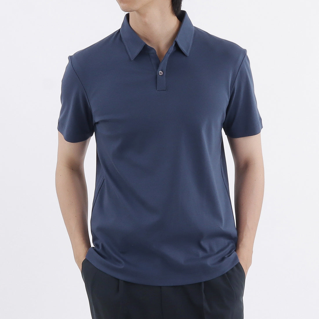 Tailored Polo-shirt Color: Marine