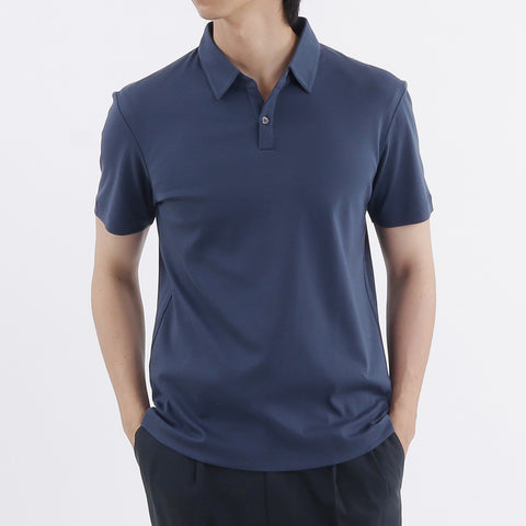 Tailored Polo-shirt Color: Marine