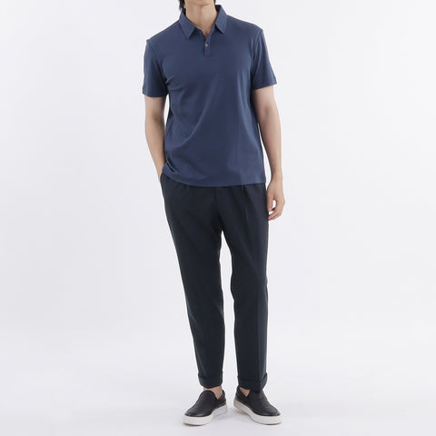 Tailored Polo-shirt Color: Marine
