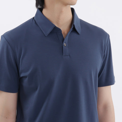 Tailored Polo-shirt Color: Marine