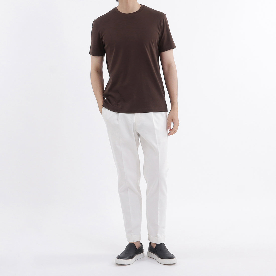 +C定番 Tailored T-shirt Color: Oak