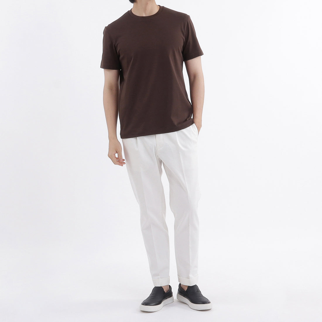 +C定番 Tailored T-shirt Color: Oak
