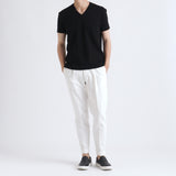 【Renewal】Tailored Vneck T-shirt Color: Black