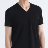 【Renewal】Tailored Vneck T-shirt Color: Black