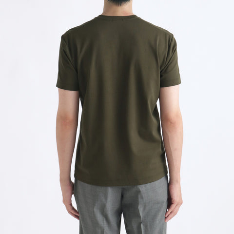 【Renewal】Tailored Vneck T-shirt Color: Olive