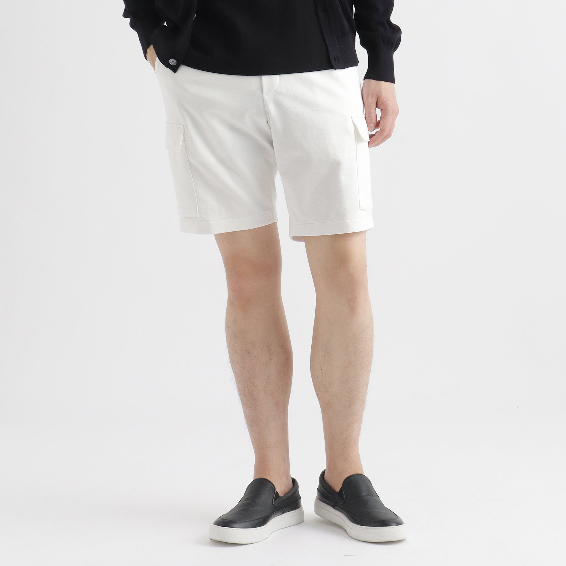 スビンプラチナムスムーステリー カーゴショートパンツ オフ