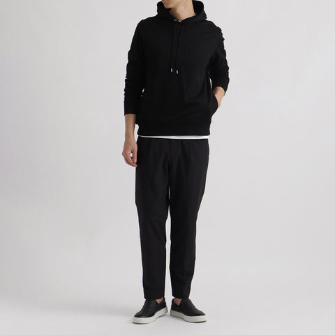 【Renewal】Smooth Terry Hoodie Color: Black