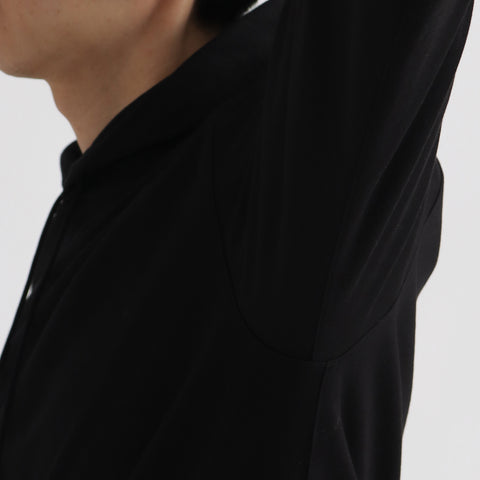 【Renewal】Smooth Terry Hoodie Color: Black