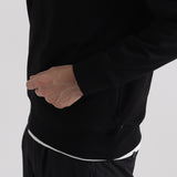 【Renewal】Smooth Terry Hoodie Color: Black