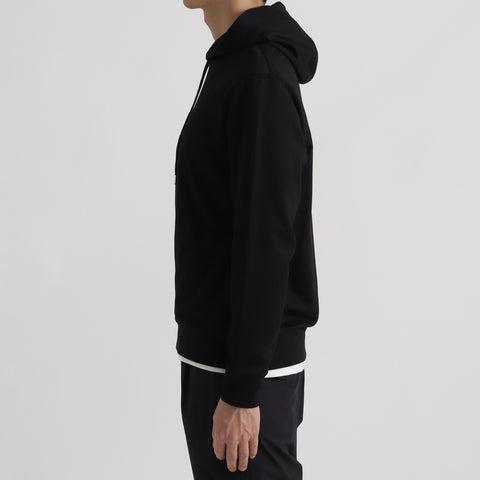 【Renewal】Smooth Terry Hoodie Color: Black