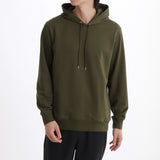 Smooth Terry Hoodie Color: Olive