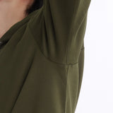 Smooth Terry Hoodie Color: Olive