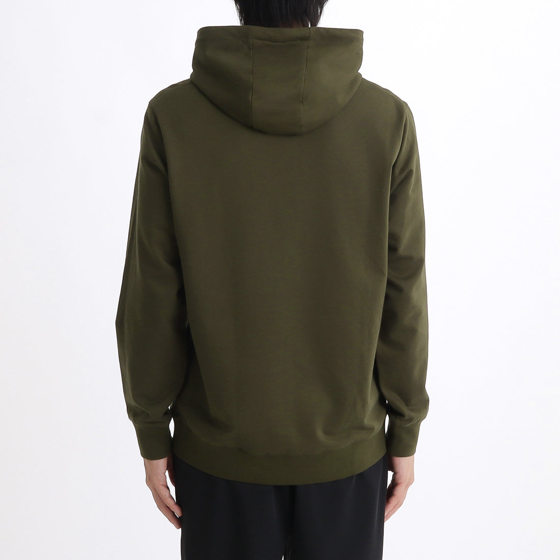 Smooth Terry Hoodie Color: Olive