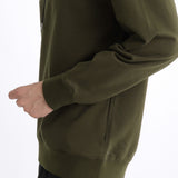 Smooth Terry Hoodie Color: Olive