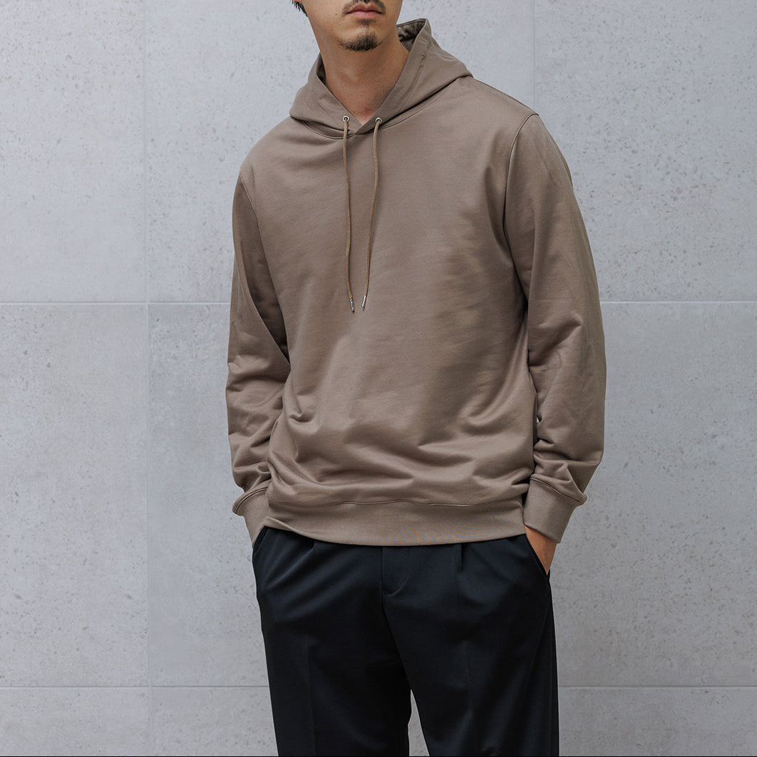 Smooth Terry Hoodie Color: Mocha