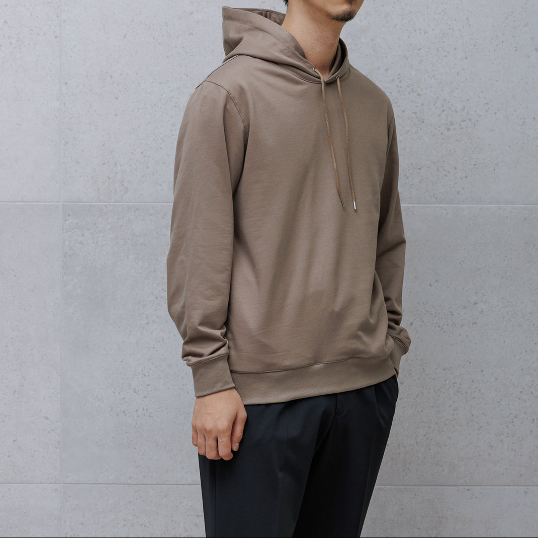Smooth Terry Hoodie Color: Mocha
