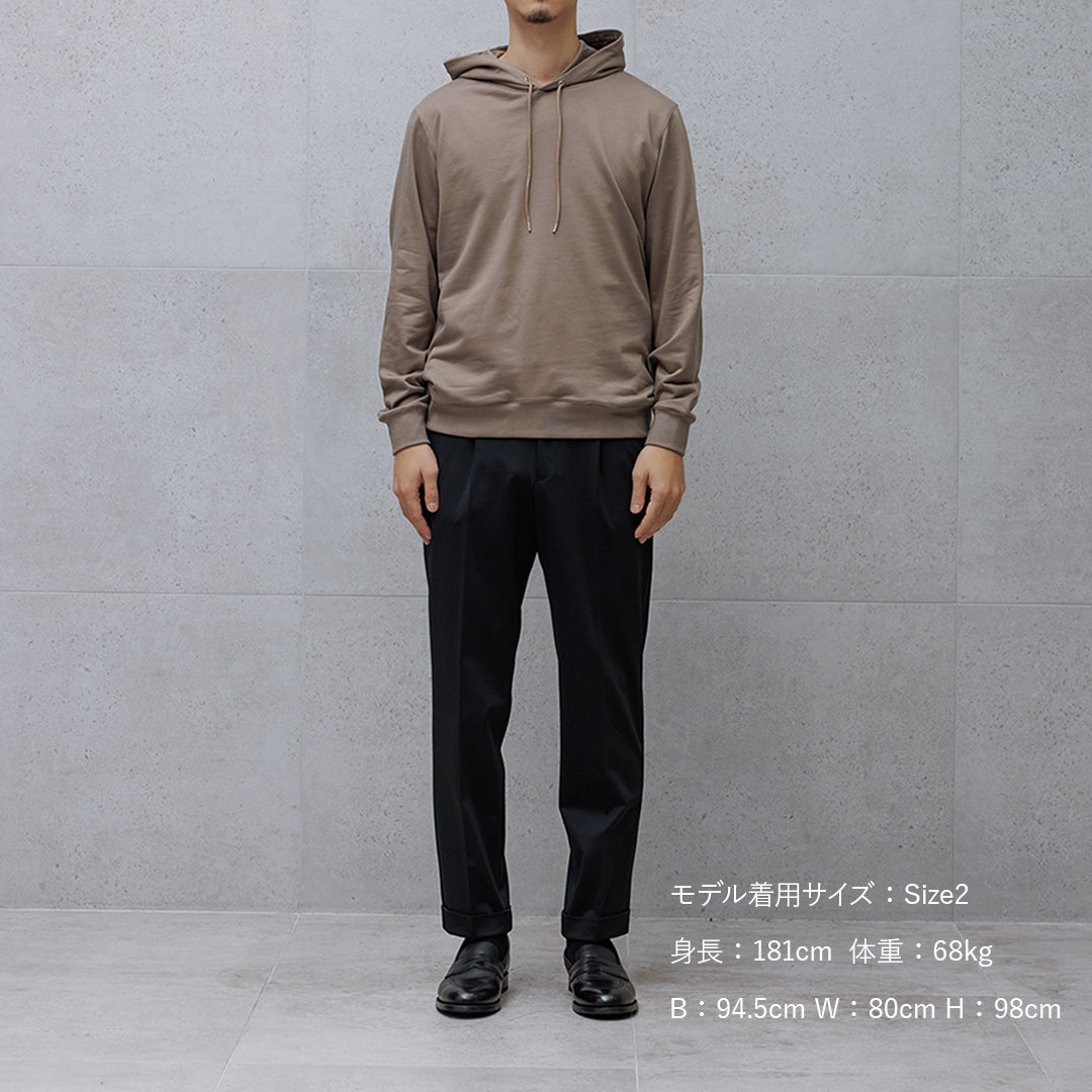 Smooth Terry Hoodie Color: Mocha