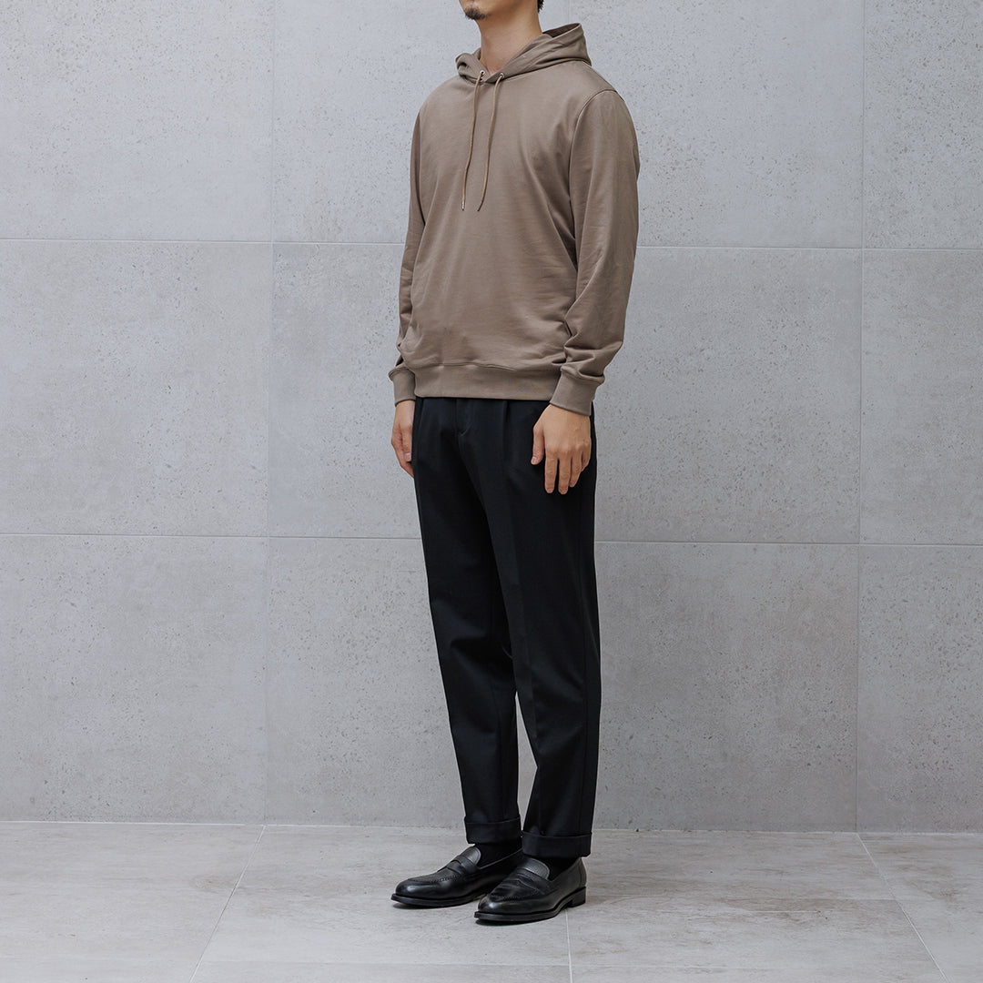 Smooth Terry Hoodie Color: Mocha
