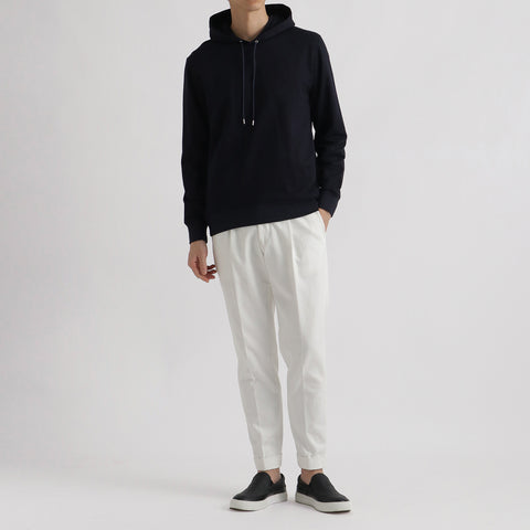 【Renewal】Smooth Terry Hoodie Color: Navy