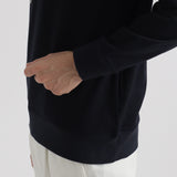 【Renewal】Smooth Terry Hoodie Color: Navy