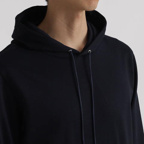 【Renewal】Smooth Terry Hoodie Color: Navy