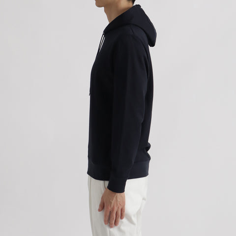 【Renewal】Smooth Terry Hoodie Color: Navy