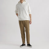 【Renewal】Smooth Terry Hoodie Color: Off White