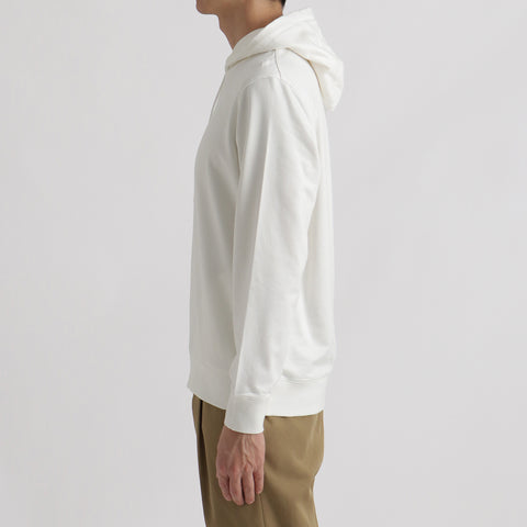 【Renewal】Smooth Terry Hoodie Color: Off White