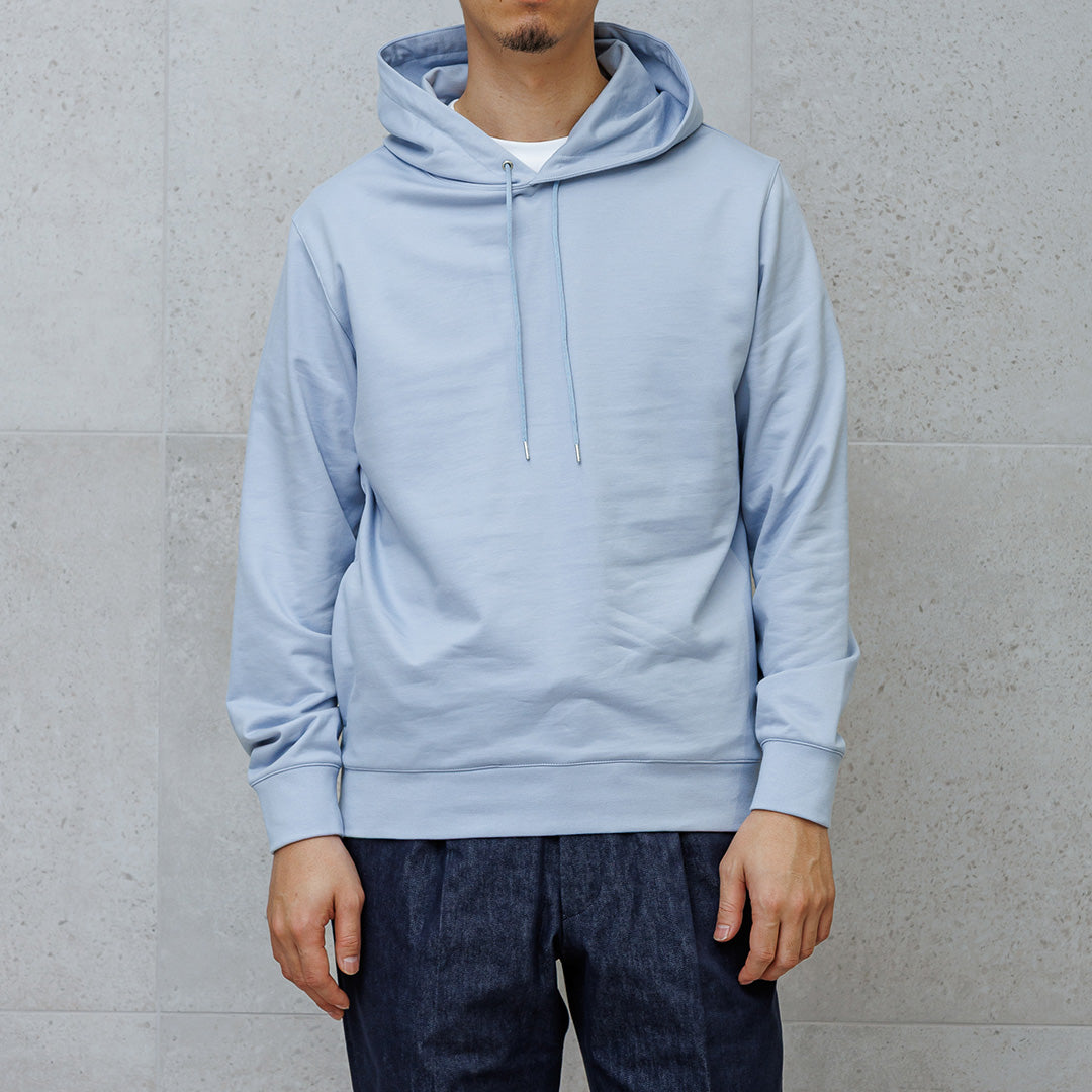 Smooth Terry Hoodie Color: Sky