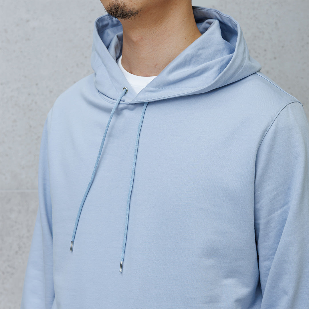 Smooth Terry Hoodie Color: Sky