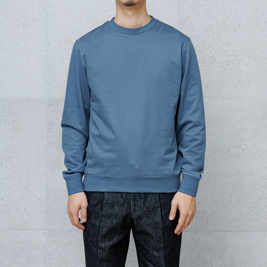 y*i様 Smooth Terry Sweatshirt グラファイトブルー 3 スビンプラチナムスムーステリー スウェットシャツ グラファイトブルー