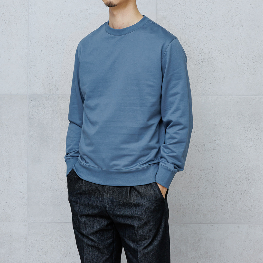 Smooth Terry Sweatshirt Color: Graphite Blue