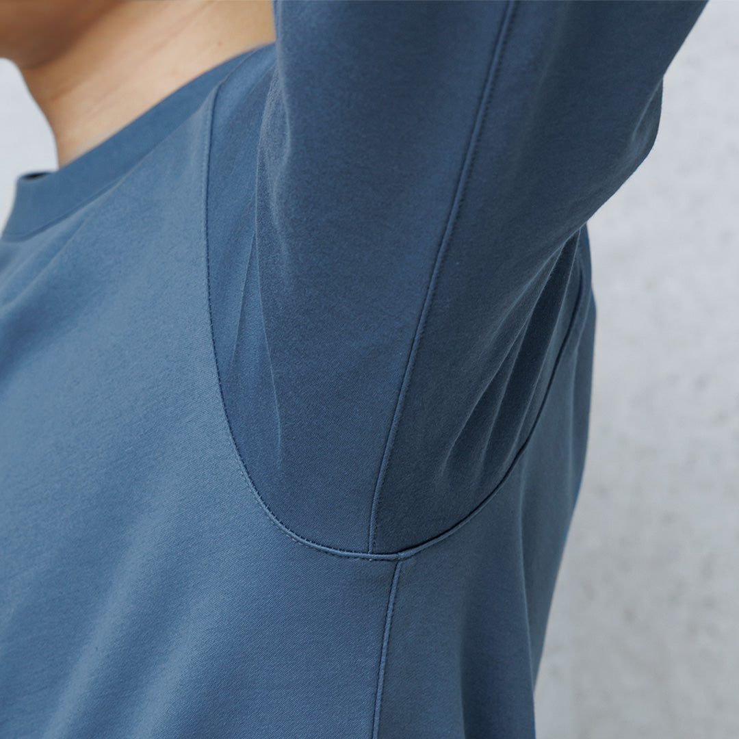 Smooth Terry Sweatshirt Color: Graphite Blue