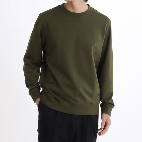 Smooth Terry Sweatshirt Color: Olive