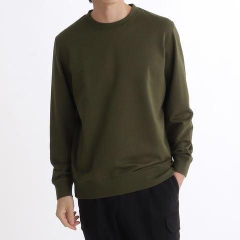 Smooth Terry Sweatshirt Color: Olive