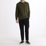 Smooth Terry Sweatshirt Color: Olive