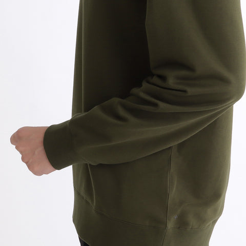 Smooth Terry Sweatshirt Color: Olive