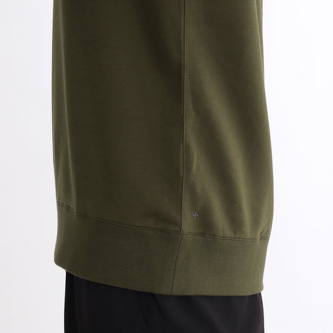 Smooth Terry Sweatshirt Color: Olive