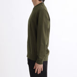 Smooth Terry Sweatshirt Color: Olive