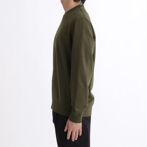 Smooth Terry Sweatshirt Color: Olive