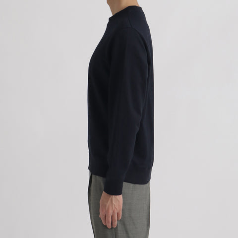 【Renewal】Smooth Terry Sweatshirt Color: Navy