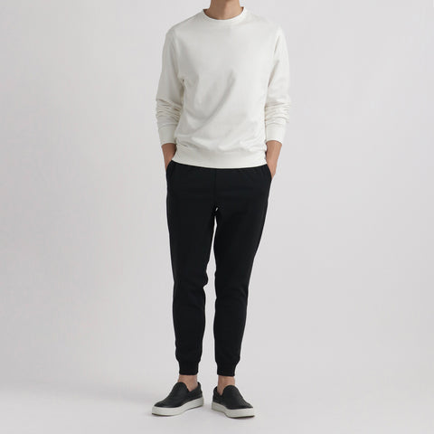 【Renewal】Smooth Terry Sweatshirt Color: Off White