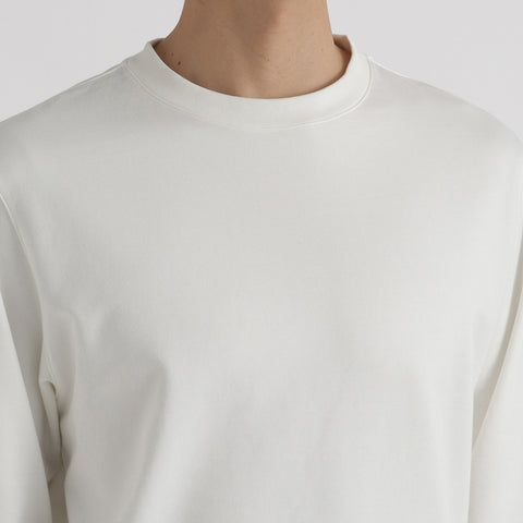 【Renewal】Smooth Terry Sweatshirt Color: Off White