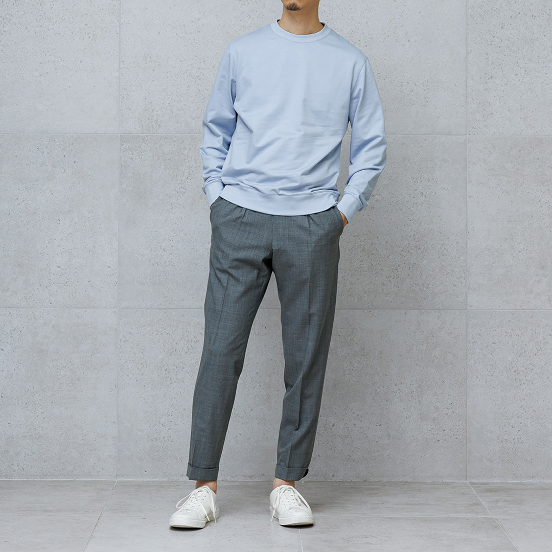 Smooth Terry Sweatshirt Color: Sky
